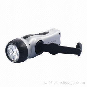 Dynamo Torch with FM Radio and Speaker, Siren Alarm and Mobile Charger